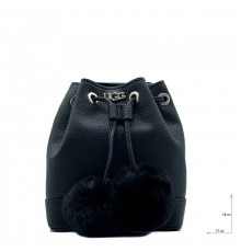 UGG Aaliyah Bucket Crossbody Pom Black