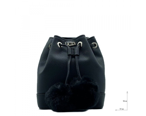 UGG Aaliyah Bucket Crossbody Pom Black