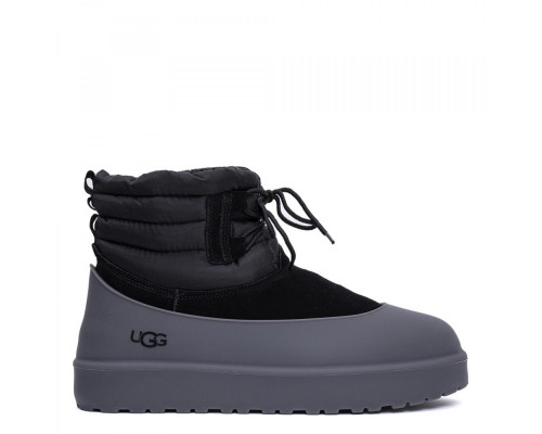 UGG Mens Classic Mini Lace-Up Weather - Black
