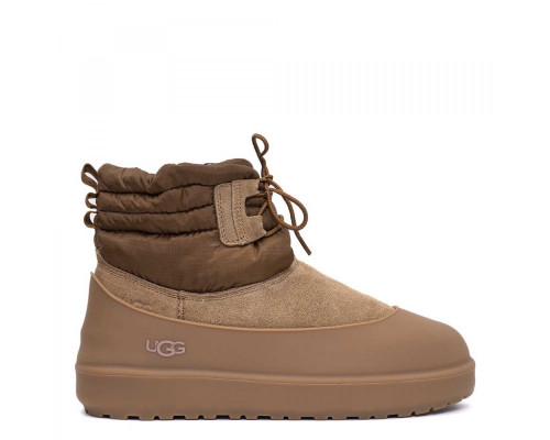 UGG Mens Classic Mini Lace-Up Weather - Chestnut