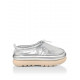 UGG Maxi Heritage Braid Clog-Silver