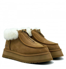 UGG Funkette Platform Chestnut