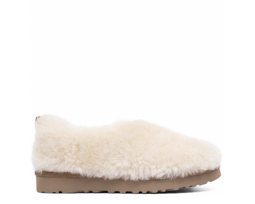 Ugg Hailey Fluff Slippers Natural