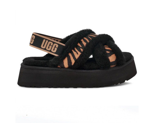 UGG Disco Cross Slide Tiger Print