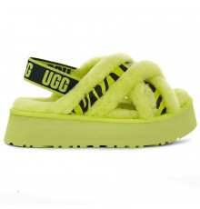 UGG Disco Cross Slide Animalia Key Lime