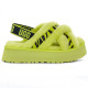 UGG Disco Cross Slide Animalia Key Lime