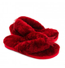 UGG Fluff Flip Flop II Bordo