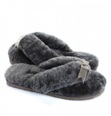 UGG Fluff Flip Flop II Grey