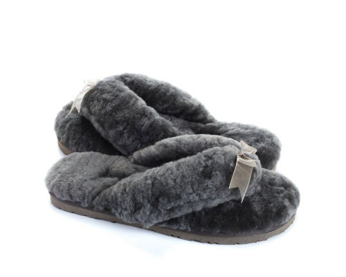 UGG Fluff Flip Flop II Grey