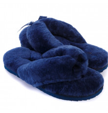 UGG Fluff Flip Flop II Navy Blue