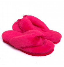UGG Fluff Flip Flop II Rose Red