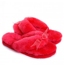 UGG Fluff Flip Flop II Red