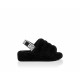 UGG Fluff Yeah Slide-Black