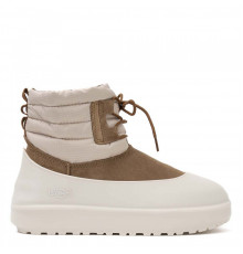 UGG Classic Mini Lace-Up Weather Chestnut Whitecap