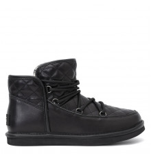 UGG Lodge Mini Leather Black
