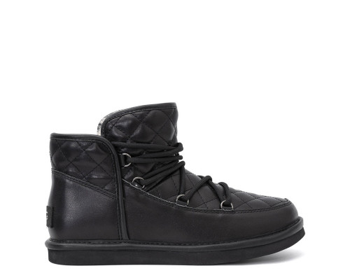 UGG Lodge Mini Leather Black