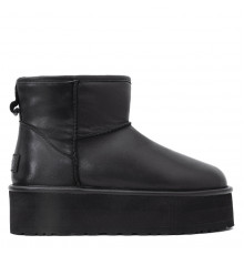 UGG Classic Mini Platform Leather Black