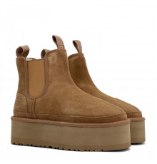 UGG Neumel Platform Chelsea Chestnut