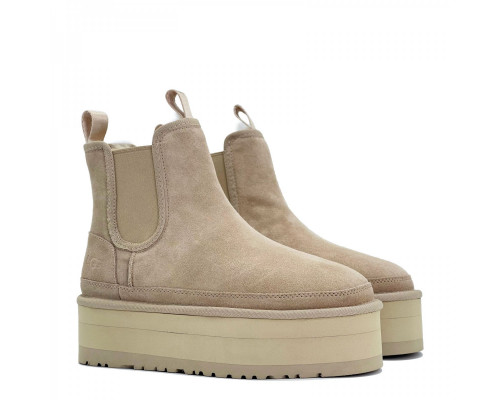 UGG Neumel Platform Chelsea Sand
