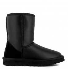 UGG Classic Short Metallic Black