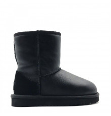 UGG Kids Classic Short Metallic Black