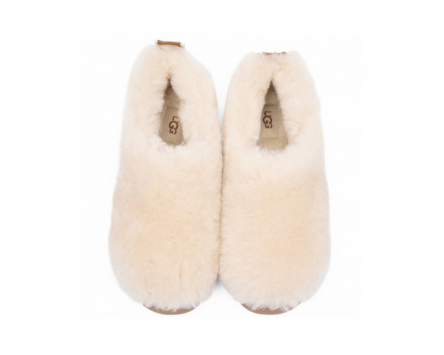 Ugg Hailey Fluff Slippers Natural
