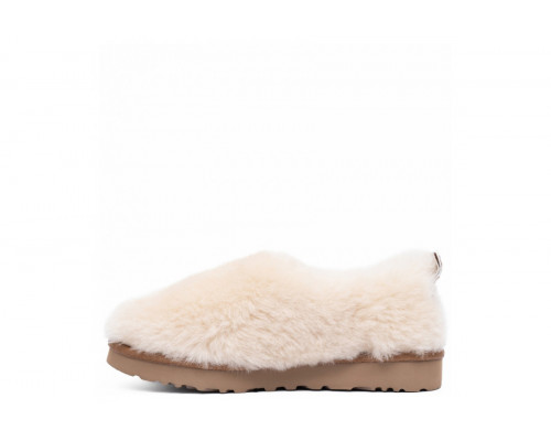 Ugg Hailey Fluff Slippers Natural