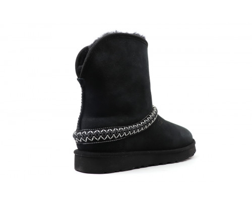 UGG Classic Short Crescent Black