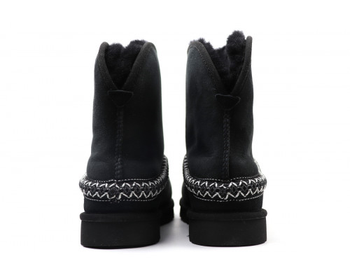 UGG Classic Short Crescent Black