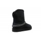 UGG Classic Short Crescent Black