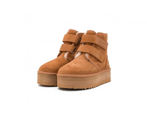 UGG Neumel Platform Buckle Chestnut