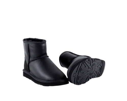 UGG Classic Mini Metallic Black