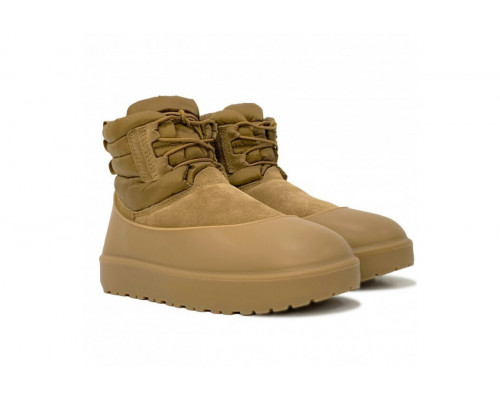 UGG Mens Classic Mini Lace-Up Weather - Chestnut