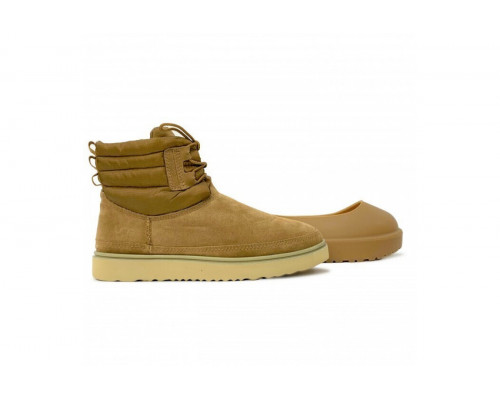 UGG Mens Classic Mini Lace-Up Weather - Chestnut