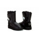 UGG Kids Bailey Button Bling Metallic Black