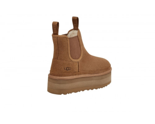 UGG Neumel Platform Chelsea Chestnut