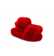UGG Fluff Slide Slippers Red