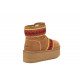 UGG Classic Mini II Braid Platform Chestnut