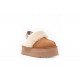 UGG Funkette Suede Platform Chestnut