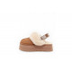 UGG Funkette Suede Platform Chestnut