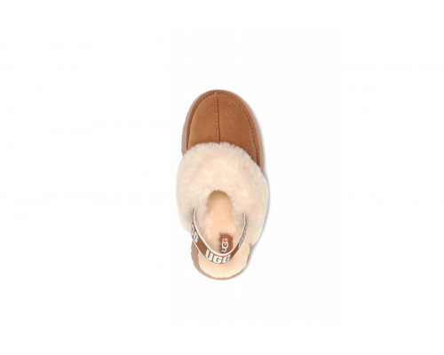 UGG Funkette Suede Platform Chestnut
