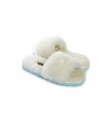 UGG Fluff Slide Slippers White