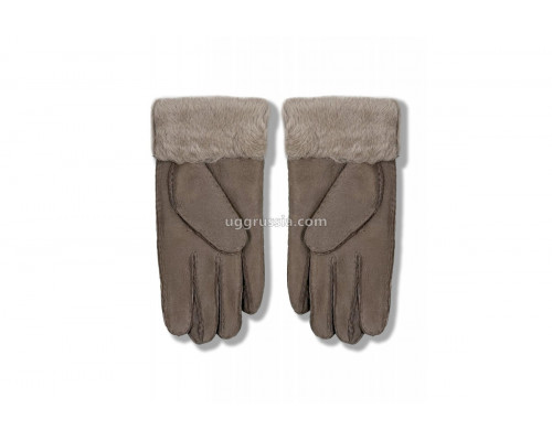 UGG Перчатки Замшевые Женские Серые