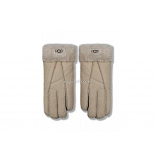 UGG Перчатки Кожаные Женские Серые