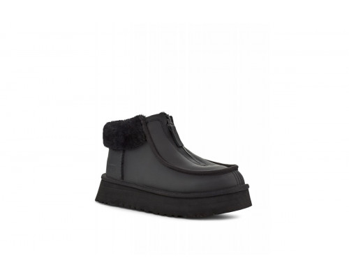 UGG Funkette Platform Leather Black