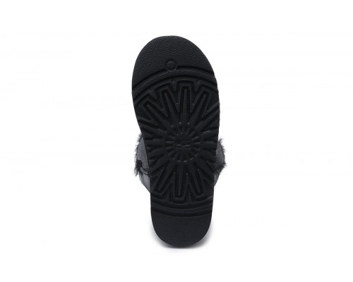 UGG Kids Bailey Button I Do Black