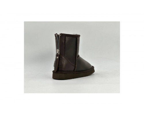 UGG Kids Zip Metallic Chocolate