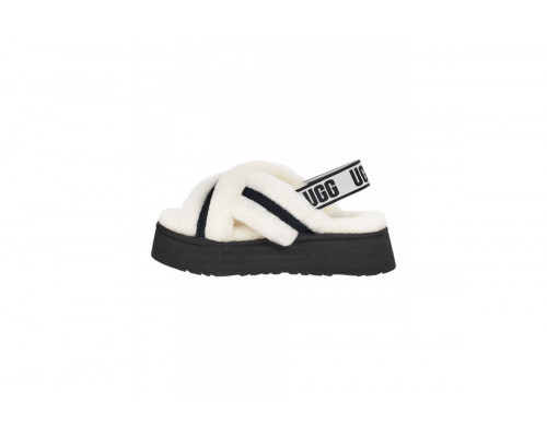 UGG Disco Cross Slide White
