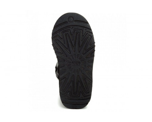 UGG Kids Bailey Button Bling Metallic Black