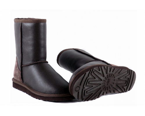 UGG Classic Short Metallic Chocolate